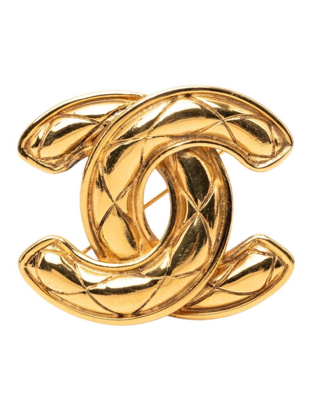 Chanel Cc Logo Brooch Metal #288015C86B